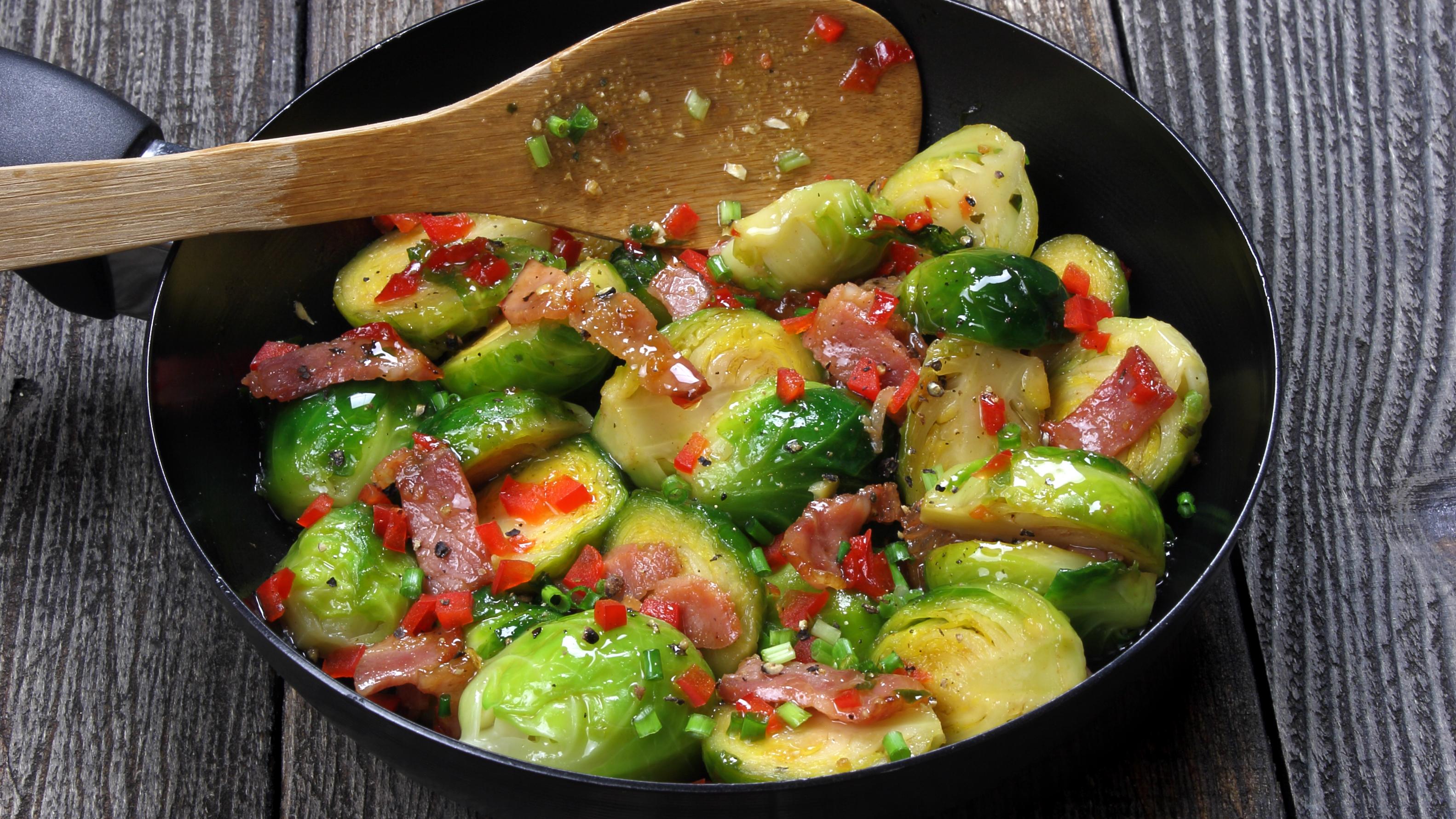 Brussel Sprouts with Bacon Atkins Low Carb Diet